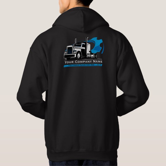 Sudadera Compañía Profesional de Reparación de Camiones de  (Reverso)