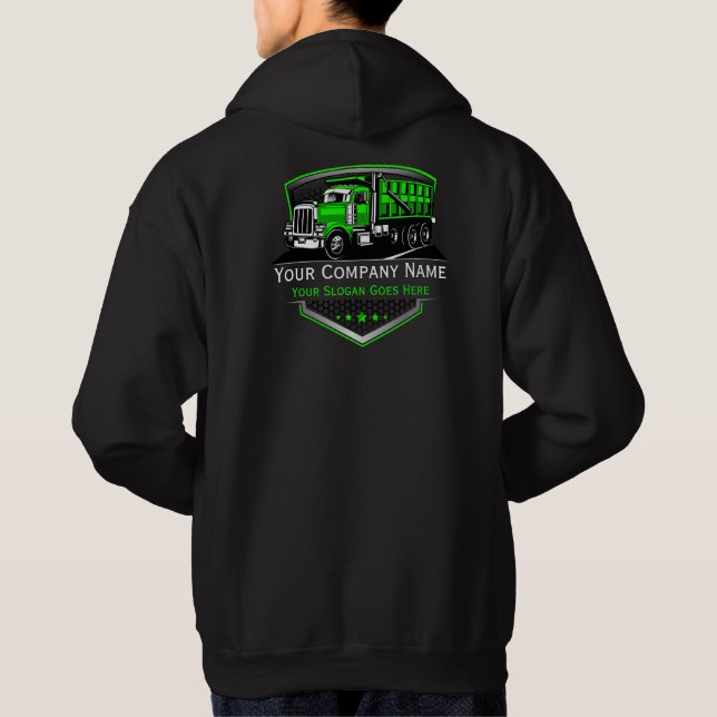 Sudadera Compañía Profesional de Transporte de Camiones (Reverso)