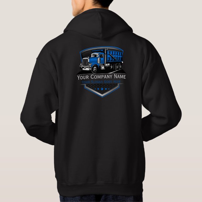 Sudadera Compañía Profesional de Transporte de Camiones (Reverso)