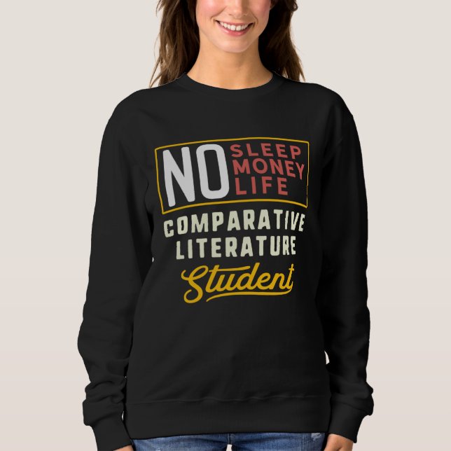 Sudadera Comparative Literature Major Studen Graduation (Anverso)