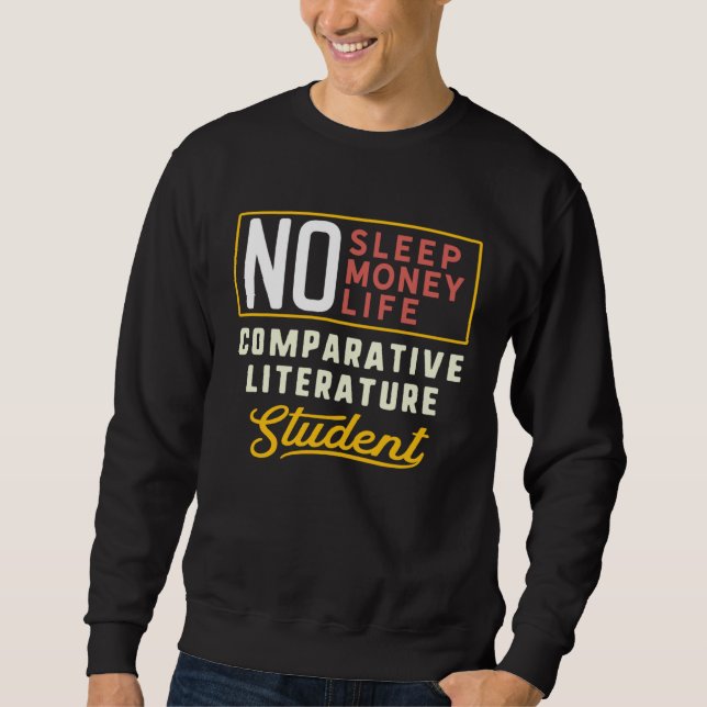 Sudadera Comparative Literature Major Studen Graduation (Anverso)