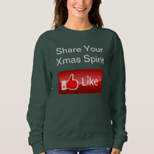 Sudadera Comparta su alcohol de Navidad
