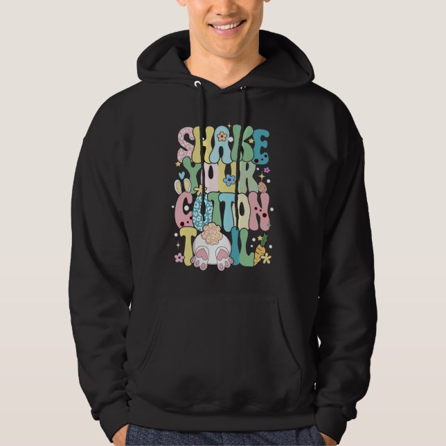 Sudadera Comparte tu cola de algodón, retro, vintage (Anverso)