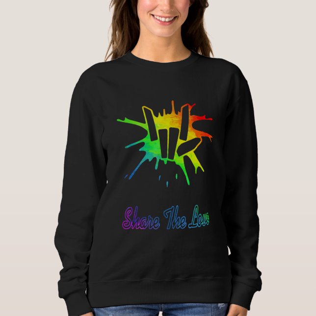 Sudadera Compartir Amor Para Niños Y Jóvenes (Anverso)