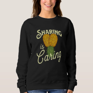 Sudadera Compartir Es Cuidar Piña Al Revés Swinger L