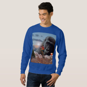Sudadera Compartir Una Manzana Con Un Gorila,