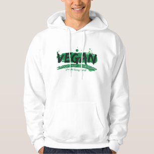 Sudadera Compasión del amor de la paz del vegano