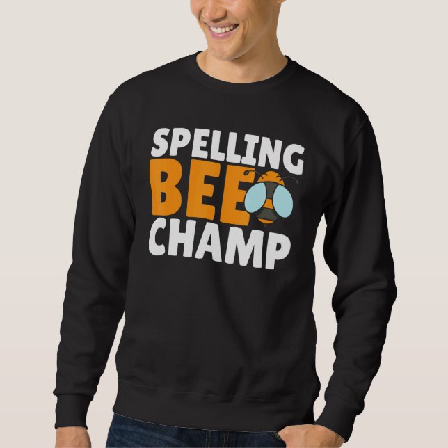 Sudadera Competitive Spelling Contest Word Nerd Spelling Be (Anverso)