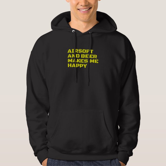 Sudadera Competitivo Airsoft Player Tactical Combat Beer Qu (Anverso)