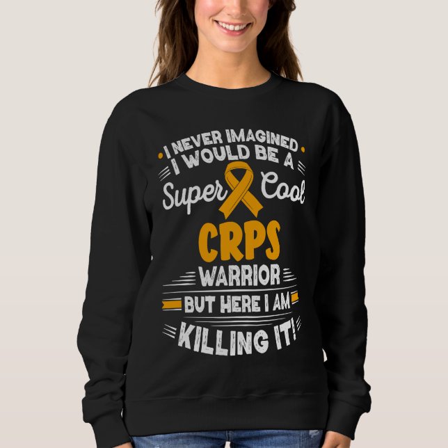 Sudadera Complex Regional Pain Syndrome Cool CRPS Warrior C (Anverso)