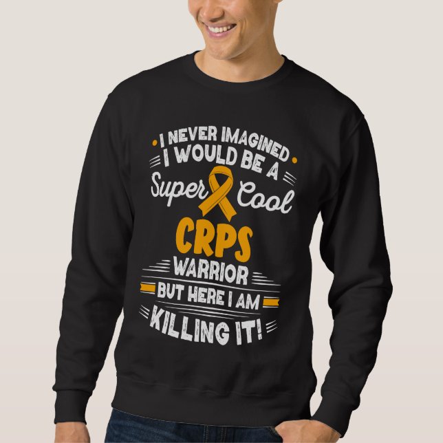 Sudadera Complex Regional Pain Syndrome Cool CRPS Warrior C (Anverso)