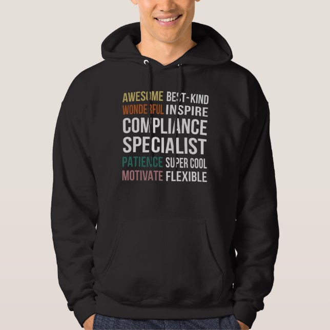 Sudadera Compliance Specialist  Appreciation (Anverso)