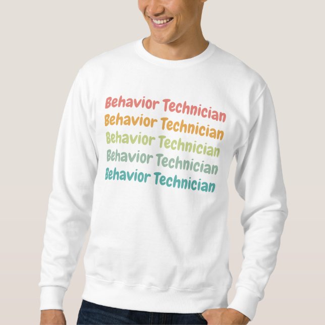 Sudadera Comportamiento técnico de comportamiento RBT Retro (Anverso)