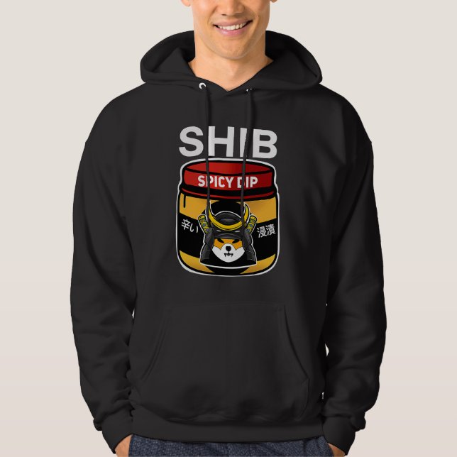 Sudadera Comprar la caída Crypto Samurai Shiba Inu moneda (Anverso)