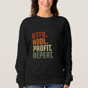 Sudadera Comprar La Caída Hodl Beneficio Repetir Btc Bitcoi