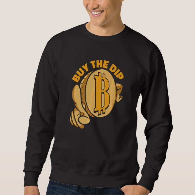 Sudadera Comprar La Caída Moneda Criptográfica Cadena De Bl (Anverso)