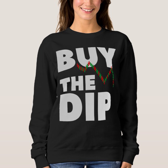 Sudadera Comprar La Criptodivisa De Dip Para Un Inversor (Anverso)