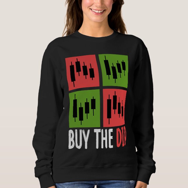 Sudadera Comprar The Dip Criptomoneda Blockchain Trader Mej (Anverso)