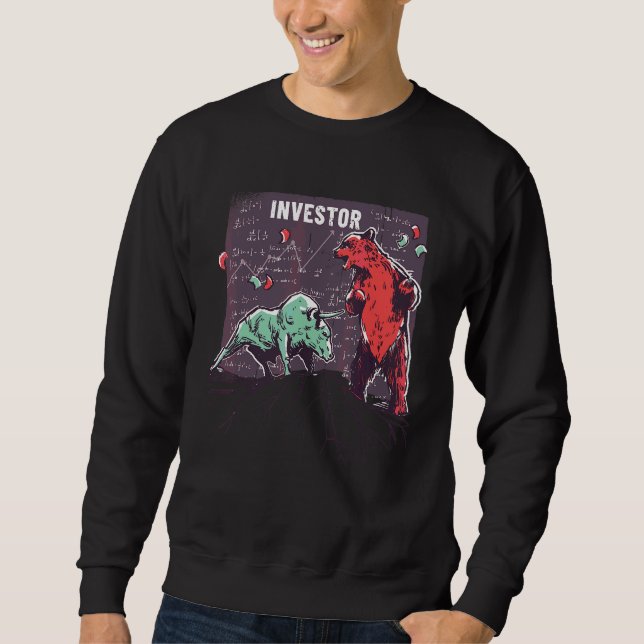 Sudadera Comprar Toro Bolsa De Valores Inversor Dividendo A (Anverso)