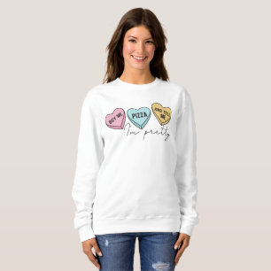 Sudadera Comprarme pizza y decirme que soy Bonito