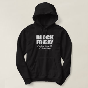 Sudadera Compras divertidas negras de viernes para la