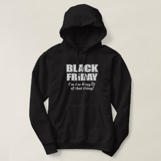 Sudadera Compras divertidas negras de viernes para la