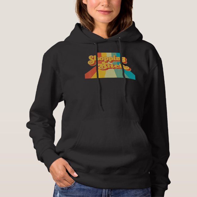 Sudadera Compras Retro Compras Adicción Shopaho (Anverso)