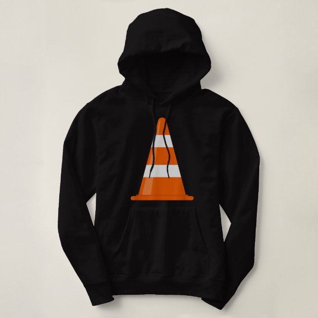 Sudadera Cómprate de conos de tráfico fácil simple Hallowee (Diseño del anverso)