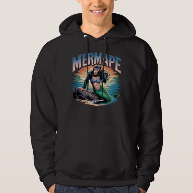 Sudadera Cómprate de creaciones de Ilustracion Mermape (Anverso)