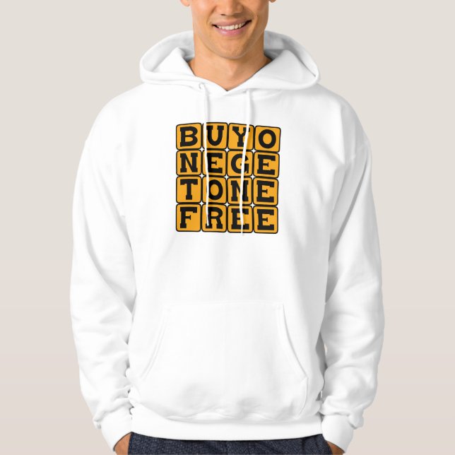 Sudadera Compre Uno Obtenga Otro Gratuito, Embarazada Con G (Anverso)