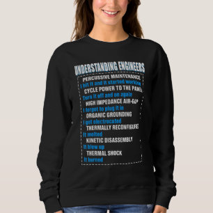 Sudadera Comprensión mecánica de la ingeniería sarcástica