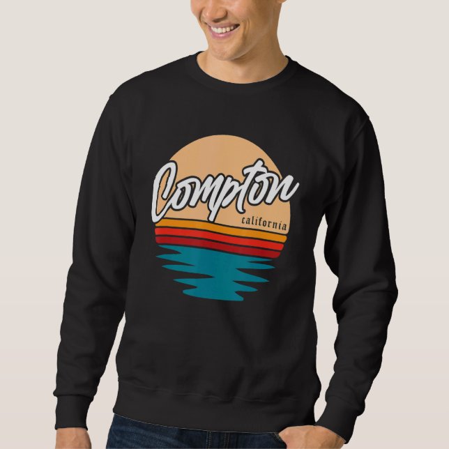 Sudadera Compton California Gangsta Rap California Retro (Anverso)