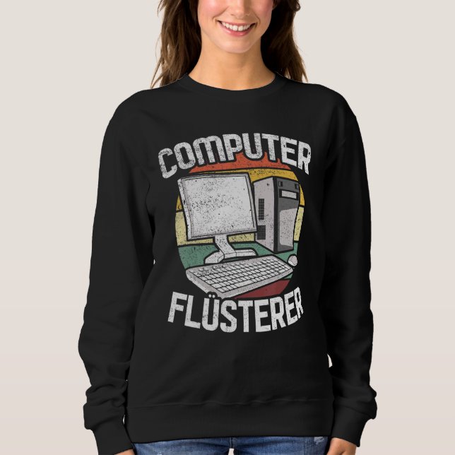 Sudadera Computadora Whisper Computer Computer Computer Com (Anverso)