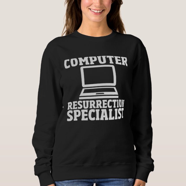 Sudadera Computer Geek  IT Engineer Tech Computer Repair (Anverso)