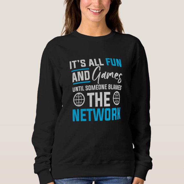 Sudadera Computer Network Engineering Network Engineer  4 (Anverso)