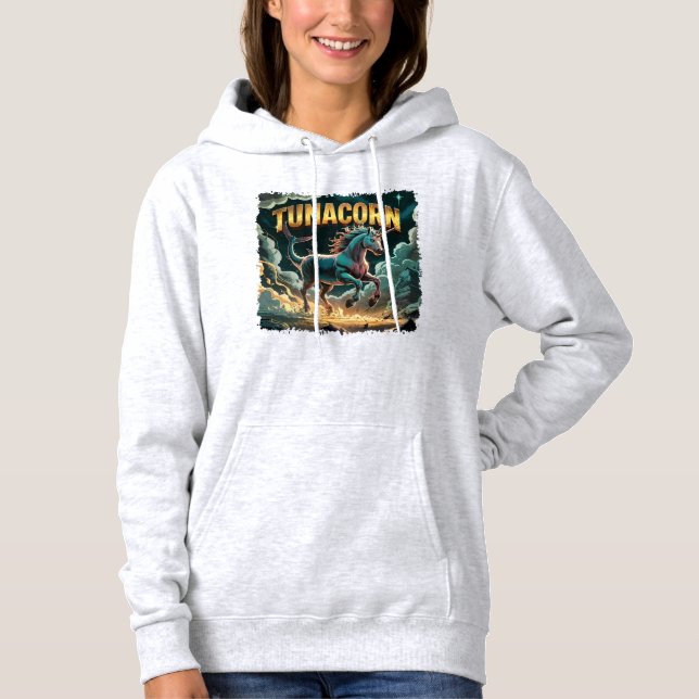 Sudadera Cómputo de la creatura del Ilustracion Tunacorn (Anverso)