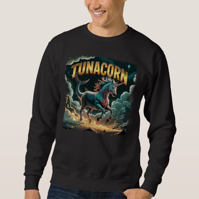 Sudadera Cómputo de la creatura del Ilustracion Tunacorn (Anverso)