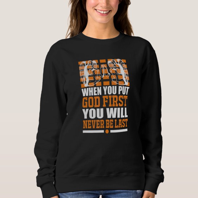 Sudadera Comunidad Cristiana de Dios Equipo Superior Jesús  (Anverso)