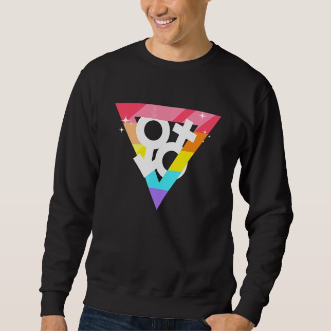 Sudadera Comunidad Lgbt Derechos Humanos Arcoíris Orgullo 5 (Anverso)
