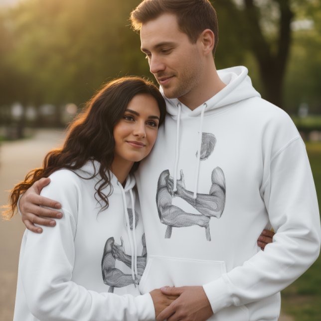 Sudadera con abrazo emocional abstracto (Subido por el creador)