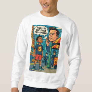 Sudadera con ambición de niño billonario futuro