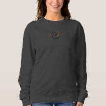 Sudadera con arcoíris de ADN de caballos