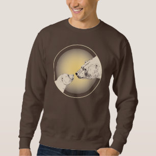 Sudadera con arte de oso polar Camisetas de bebé o