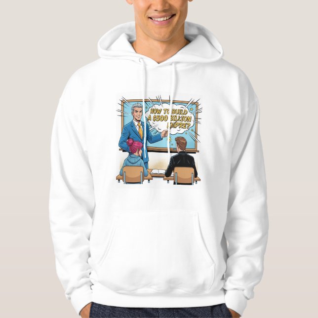 Sudadera con arte pop de constructor de imperio de (Anverso)