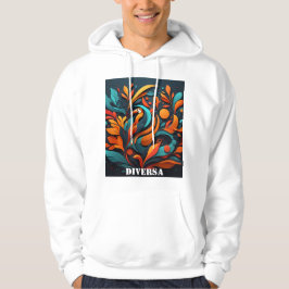 Sudadera con Arte Simbólico de Biodiversidad