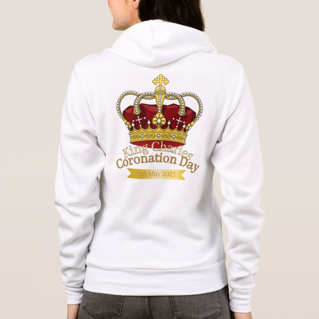 Sudadera con bandera de Union Jack del Rey Carlos  (Reverso)