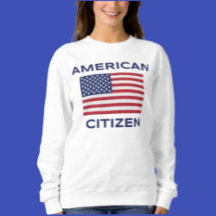 Sudadera con bandera estadounidense audaz para ciu