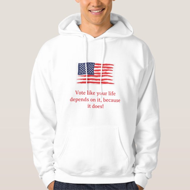 Sudadera con bandera y logotipo de Unified (Anverso)