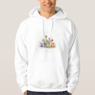 Sudadera con Botellas de Poción de Bruja Acuarela