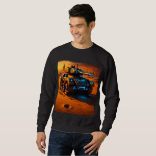 Sudadera con brillo Cyber Desert Tank – Black Sci-